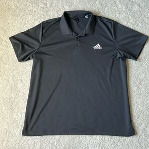 NEVER WORN Adidas Athletic Polo, Grey